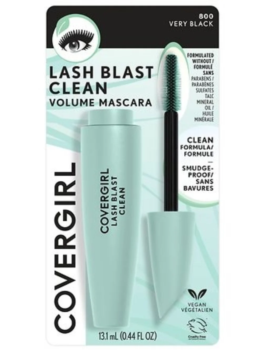 3 x Covergirl Lash Blast Clean Volume Mascara 800 Very Black